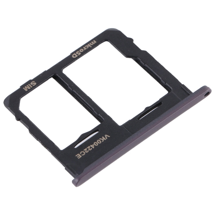 For Samsung Galaxy Tab A 8.4(2020) / SM-T307U SIM Card Tray + Micro SD Card Tray (Black) - Card Tray by buy2fix | Online Shopping UK | buy2fix