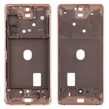 For Samsung Galaxy S20 FE  Middle Frame Bezel Plate (Gold) - Frame Bezel Plate by buy2fix | Online Shopping UK | buy2fix