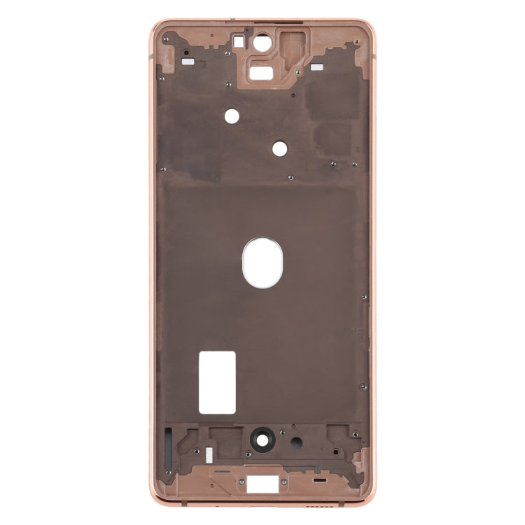 For Samsung Galaxy S20 FE  Middle Frame Bezel Plate (Gold) - Frame Bezel Plate by buy2fix | Online Shopping UK | buy2fix