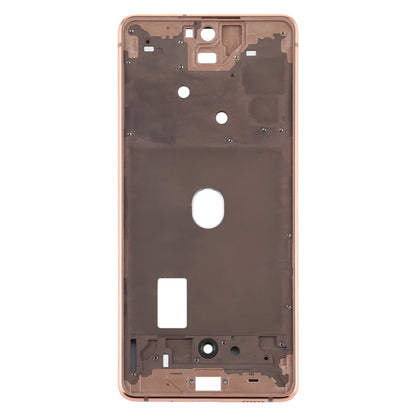 For Samsung Galaxy S20 FE  Middle Frame Bezel Plate (Gold) - Frame Bezel Plate by buy2fix | Online Shopping UK | buy2fix