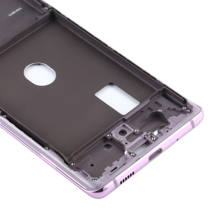 For Samsung Galaxy S20 FE  Middle Frame Bezel Plate (Purple) - Frame Bezel Plate by buy2fix | Online Shopping UK | buy2fix