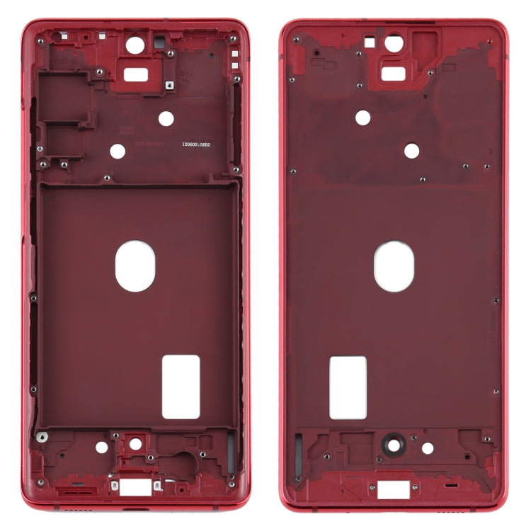 For Samsung Galaxy S20 FE  Middle Frame Bezel Plate (Red) - Frame Bezel Plate by buy2fix | Online Shopping UK | buy2fix