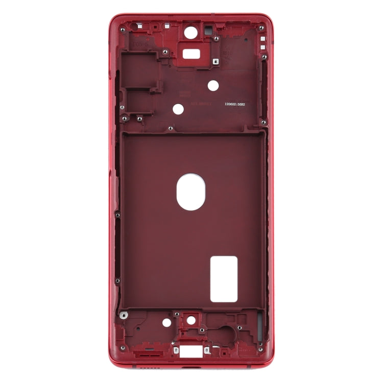 For Samsung Galaxy S20 FE  Middle Frame Bezel Plate (Red) - Frame Bezel Plate by buy2fix | Online Shopping UK | buy2fix