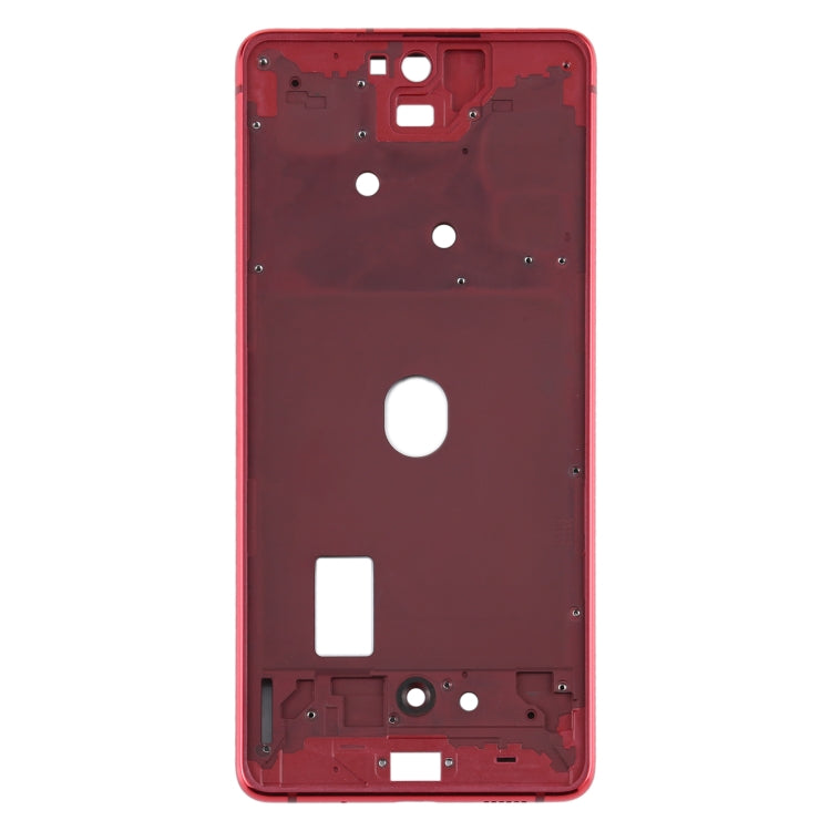 For Samsung Galaxy S20 FE  Middle Frame Bezel Plate (Red) - Frame Bezel Plate by buy2fix | Online Shopping UK | buy2fix