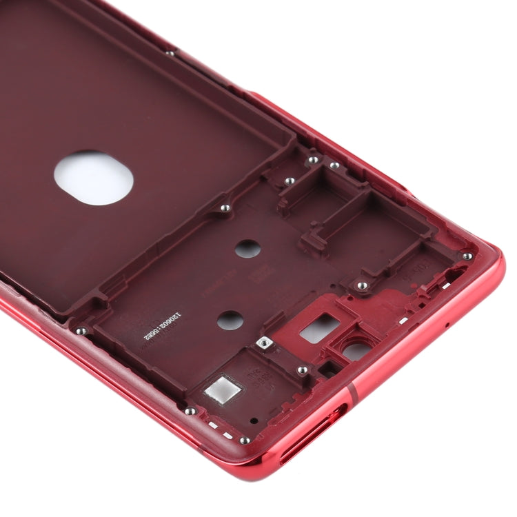 For Samsung Galaxy S20 FE  Middle Frame Bezel Plate (Red) - Frame Bezel Plate by buy2fix | Online Shopping UK | buy2fix