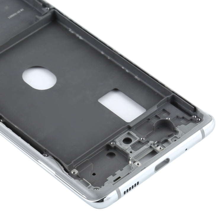 For Samsung Galaxy S20 FE  Middle Frame Bezel Plate (Silver) - Frame Bezel Plate by buy2fix | Online Shopping UK | buy2fix