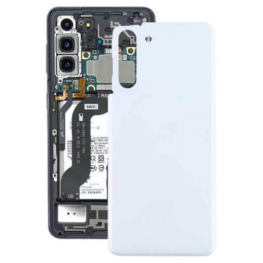 For Samsung Galaxy S21 5G Battery Back Cover (White) - Back Cover by buy2fix | Online Shopping UK | buy2fix