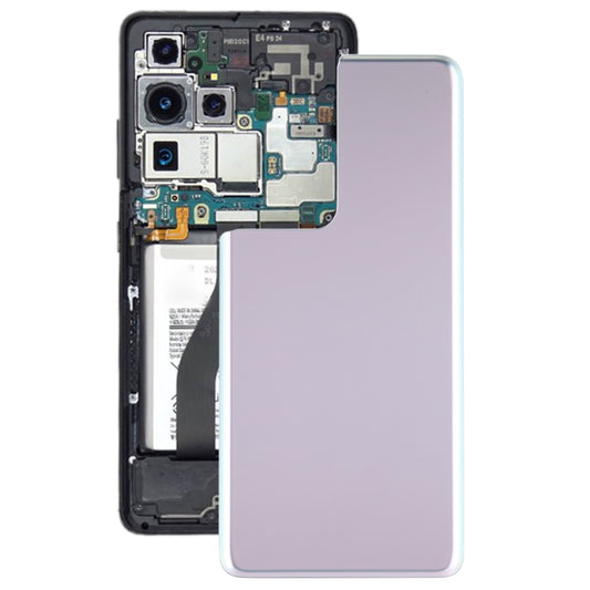 For Samsung Galaxy S21 Ultra 5G Battery Back Cover (Silver) - Back Cover by buy2fix | Online Shopping UK | buy2fix