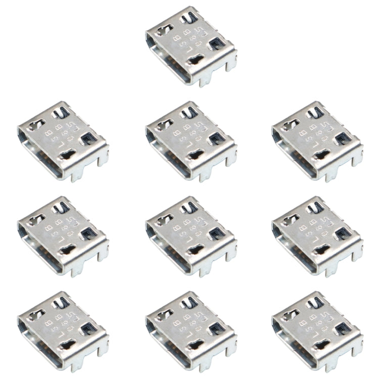 10pcs Charging Port Connector for Galaxy Ace 4 Duos G130H G318 G310HN G313F G313H G313HD G313HN G313HU - Tail Connector by buy2fix | Online Shopping UK | buy2fix