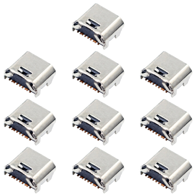 For Galaxy Tab 3 Lite 7.0 T110 T111 SM-T110 SM-T111 10pcs Charging Port Connector - Tail Connector by buy2fix | Online Shopping UK | buy2fix