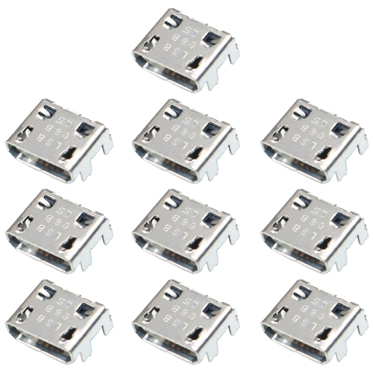 For Galaxy Tab A 9.7 T550 T555 10pcs Charging Port Connector - Tail Connector by buy2fix | Online Shopping UK | buy2fix