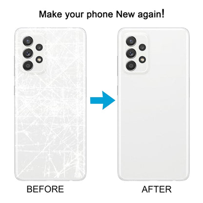 For Samsung Galaxy A52 5G / A52 4G Battery Back Cover with Camera Lens Cover(White) - Back Cover by buy2fix | Online Shopping UK | buy2fix