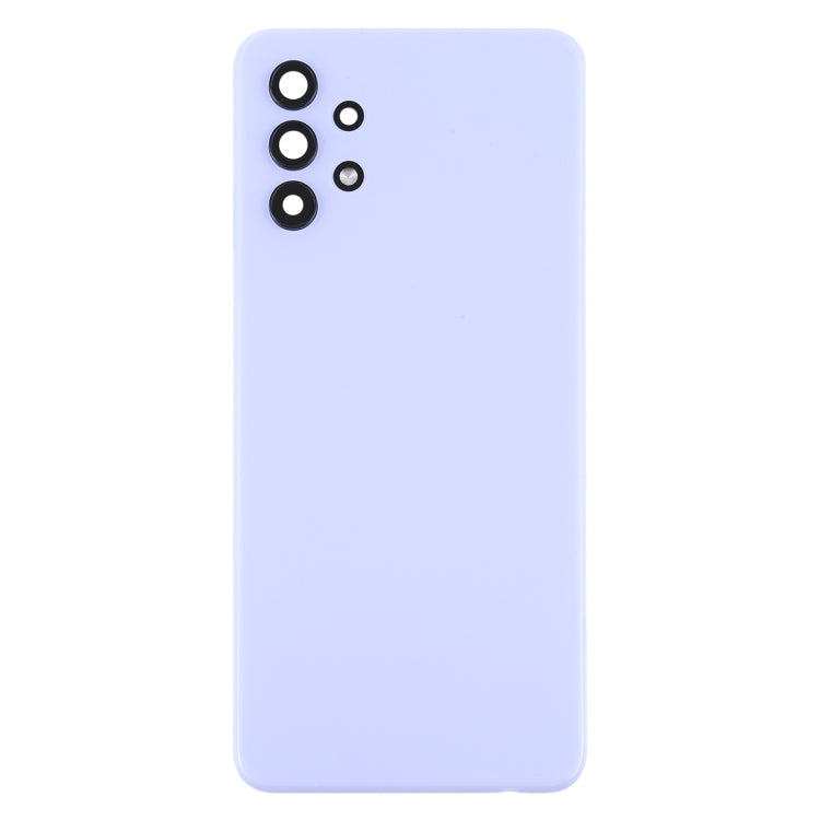 For Samsung Galaxy A32 5G Battery Back Cover with Camera Lens Cover (Purple) - Camera Series by buy2fix | Online Shopping UK | buy2fix
