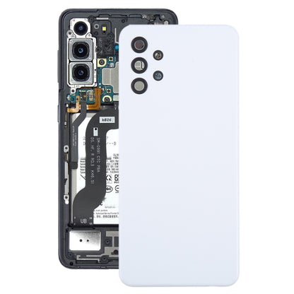 For Samsung Galaxy A32 5G Battery Back Cover with Camera Lens Cover(White) - Back Cover by buy2fix | Online Shopping UK | buy2fix