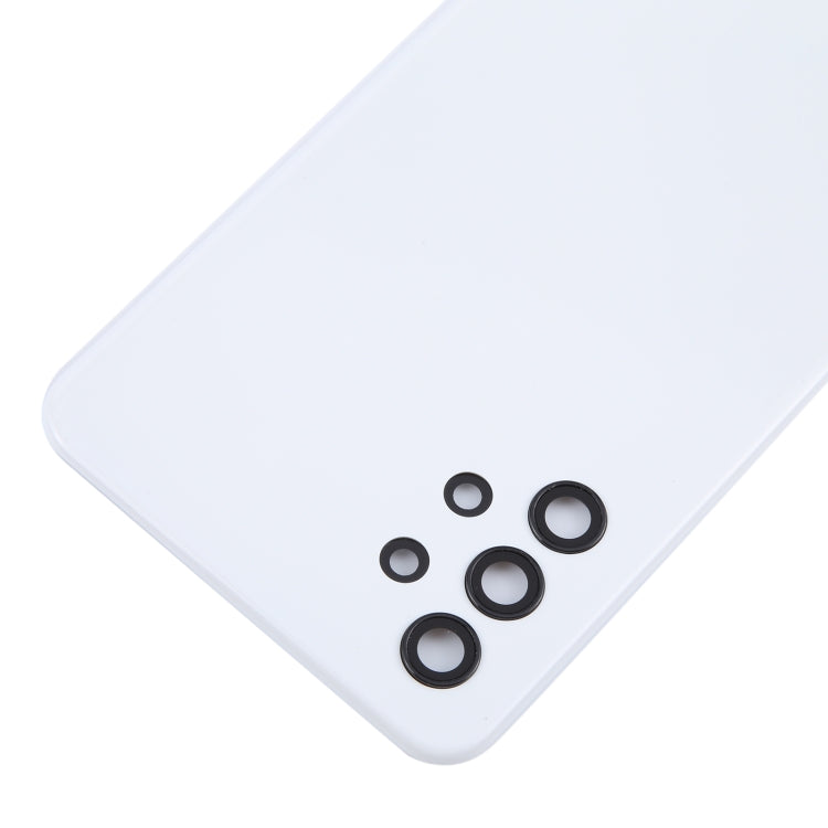 For Samsung Galaxy A32 5G Battery Back Cover with Camera Lens Cover(White) - Back Cover by buy2fix | Online Shopping UK | buy2fix