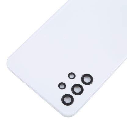 For Samsung Galaxy A32 5G Battery Back Cover with Camera Lens Cover(White) - Back Cover by buy2fix | Online Shopping UK | buy2fix