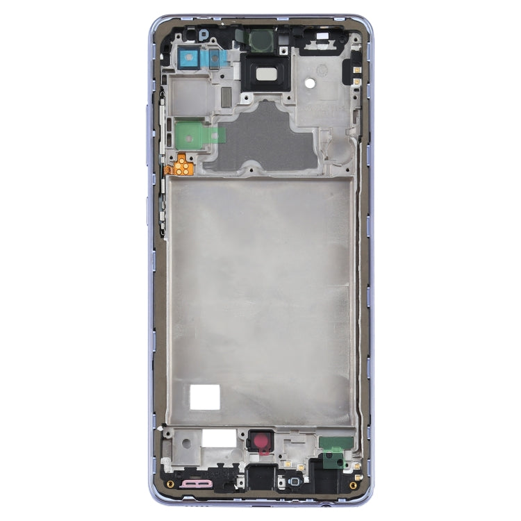 For Samsung Galaxy A72 5G SM-A726 Middle Frame Bezel Plate (Purple) - Frame Bezel Plate by buy2fix | Online Shopping UK | buy2fix