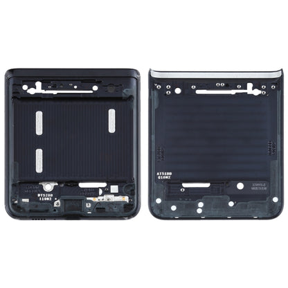 For Samsung Galaxy Z Flip 5G SM-F707  Lower Middle Frame Bezel Plate (Black) - Frame Bezel Plate by buy2fix | Online Shopping UK | buy2fix