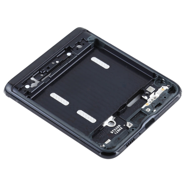 For Samsung Galaxy Z Flip 5G SM-F707  Lower Middle Frame Bezel Plate (Black) - Frame Bezel Plate by buy2fix | Online Shopping UK | buy2fix