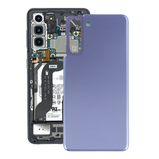 For Samsung Galaxy S21 Battery Back Cover (Purple) - Back Cover by buy2fix | Online Shopping UK | buy2fix