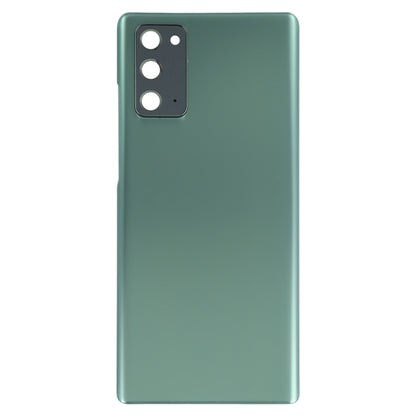 For Samsung Galaxy Note20 Battery Back Cover with Camera Lens Cover (Green) - Back Cover by buy2fix | Online Shopping UK | buy2fix