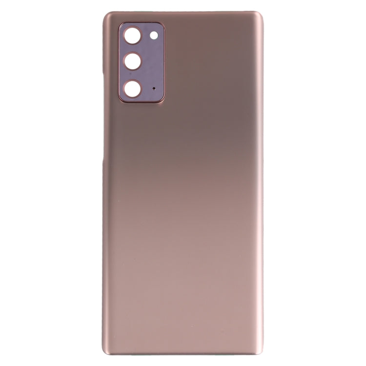 For Samsung Galaxy Note20 Battery Back Cover with Camera Lens Cover (Rose Gold) - Back Cover by buy2fix | Online Shopping UK | buy2fix