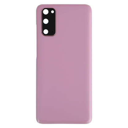 For Samsung Galaxy S20 Battery Back Cover with Camera Lens Cover (Pink) - Back Cover by buy2fix | Online Shopping UK | buy2fix