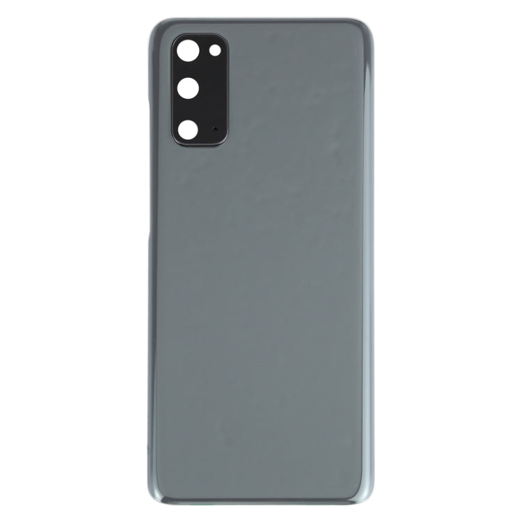 For Samsung Galaxy S20 Battery Back Cover with Camera Lens Cover (Grey) - Back Cover by buy2fix | Online Shopping UK | buy2fix