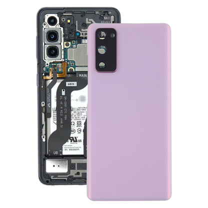 For Samsung Galaxy S20 FE Battery Back Cover with Camera Lens Cover (Purple) - Back Cover by buy2fix | Online Shopping UK | buy2fix