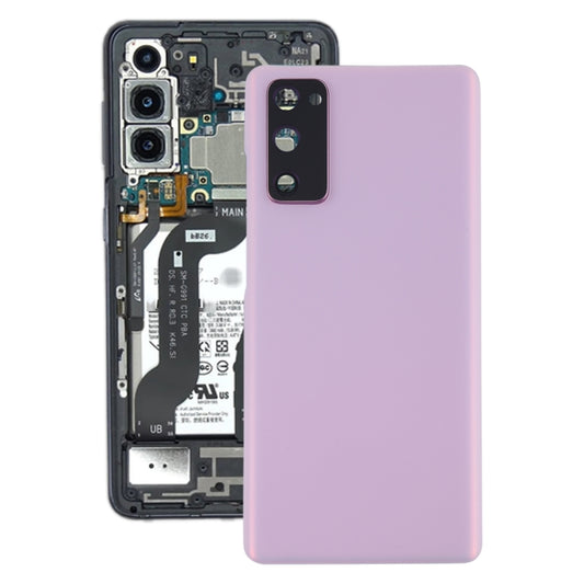 For Samsung Galaxy S20 FE Battery Back Cover with Camera Lens Cover (Purple) - Back Cover by buy2fix | Online Shopping UK | buy2fix