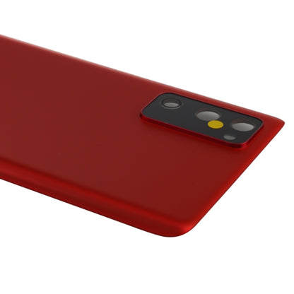 For Samsung Galaxy S20 FE Battery Back Cover with Camera Lens Cover (Red) - Back Cover by buy2fix | Online Shopping UK | buy2fix
