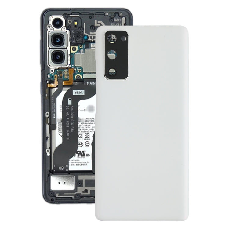 For Samsung Galaxy S20 FE Battery Back Cover with Camera Lens Cover (Silver) - Back Cover by buy2fix | Online Shopping UK | buy2fix