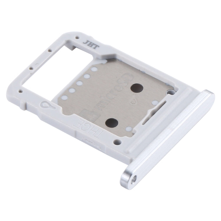 For Samsung Galaxy Tab S7 SM-T870/T875 SIM Card Tray + Micro SD Card Tray (Silver) - Card Tray by buy2fix | Online Shopping UK | buy2fix