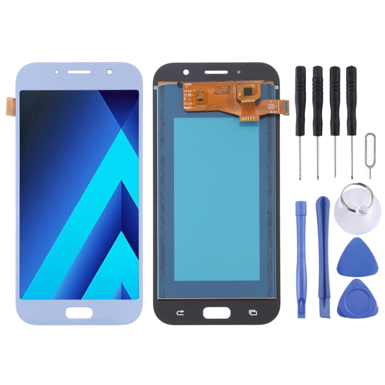 TFT LCD Screen for Galaxy A7 (2017), A720FA, A720F/DS With Digitizer Full Assembly (Blue) - LCD Screen by buy2fix | Online Shopping UK | buy2fix