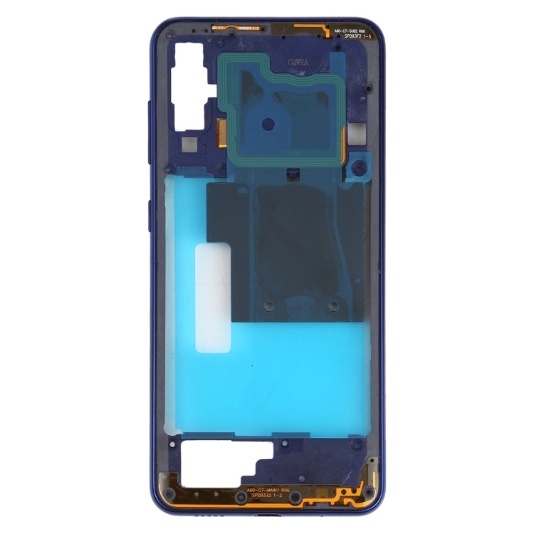 For Samsung Galaxy A60  Middle Frame Bezel Plate (Blue) - Frame Bezel Plate by buy2fix | Online Shopping UK | buy2fix