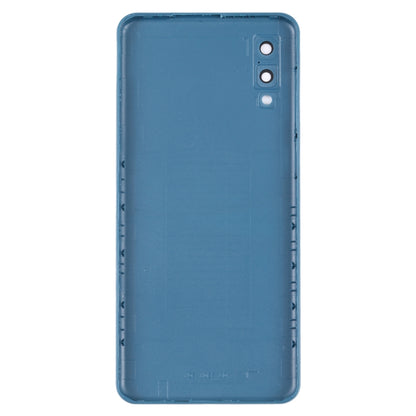 For Samsung Galaxy A02 Battery Back Cover with Camera Lens Cover (Blue) - Back Cover by buy2fix | Online Shopping UK | buy2fix