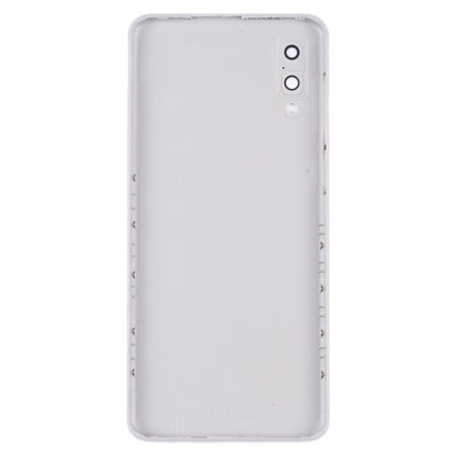 For Samsung Galaxy A02 Battery Back Cover with Camera Lens Cover (White) - Back Cover by buy2fix | Online Shopping UK | buy2fix