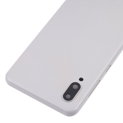 For Samsung Galaxy A02 Battery Back Cover with Camera Lens Cover (White) - Back Cover by buy2fix | Online Shopping UK | buy2fix