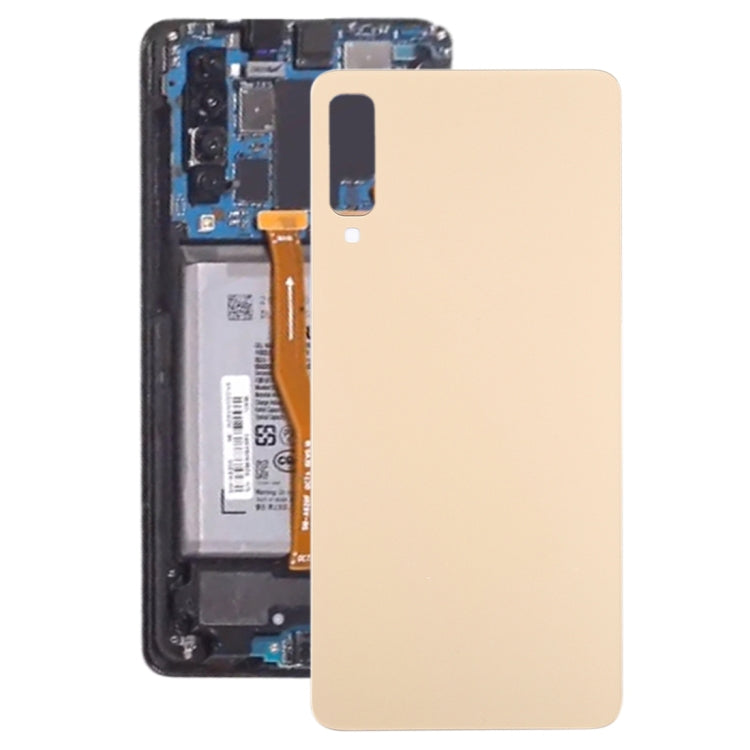 For Galaxy A7 (2018), A750F/DS, SM-A750G, SM-A750FN/DS Battery Back Cover (Gold) - Back Cover by buy2fix | Online Shopping UK | buy2fix
