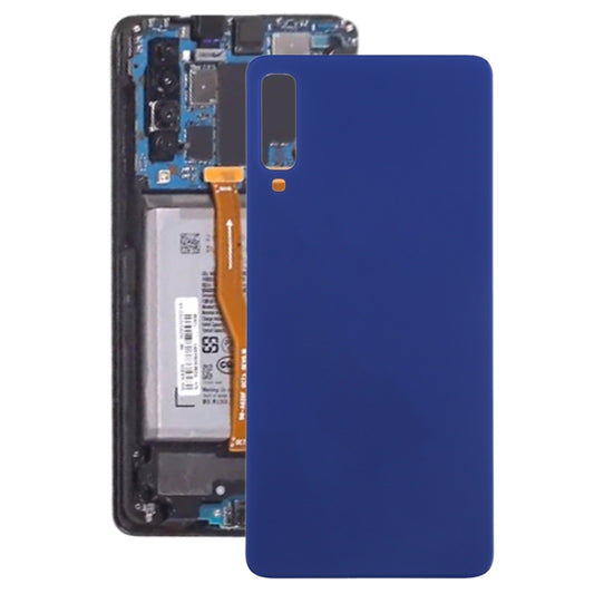 For Galaxy A7 (2018), A750F/DS, SM-A750G, SM-A750FN/DS Battery Back Cover (Blue) - Back Cover by buy2fix | Online Shopping UK | buy2fix