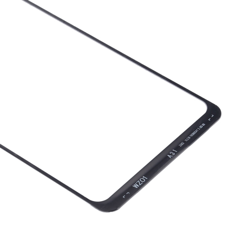 For Samsung Galaxy A31 10pcs Front Screen Outer Glass Lens (Black) - Outer Glass Lens by buy2fix | Online Shopping UK | buy2fix