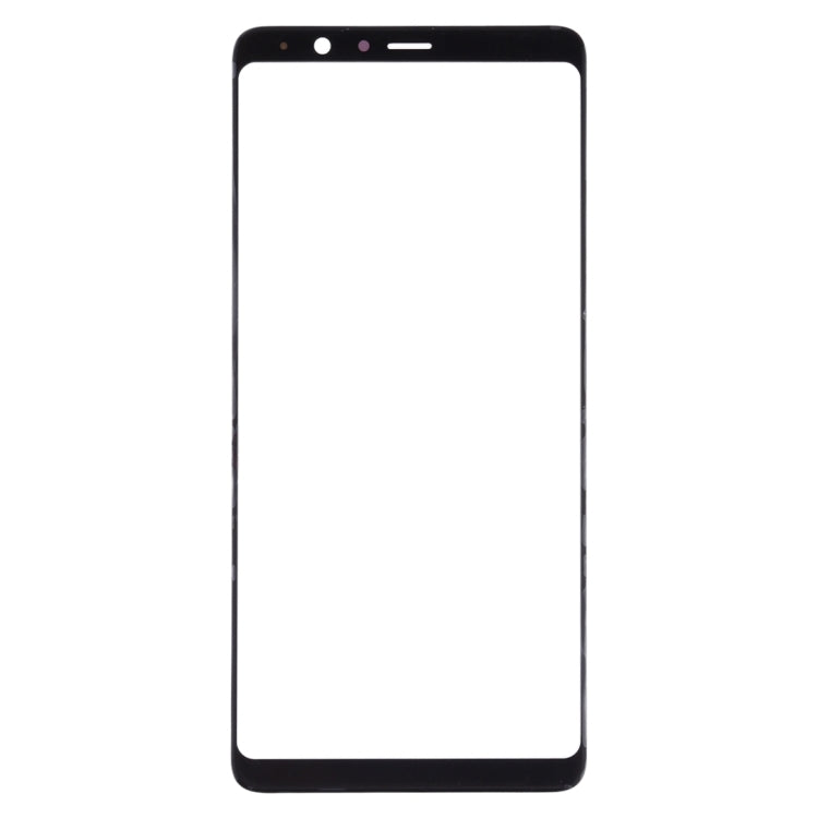 For Samsung Galaxy A8 Star / A9 Star 10pcs Front Screen Outer Glass Lens (Black) - Outer Glass Lens by buy2fix | Online Shopping UK | buy2fix
