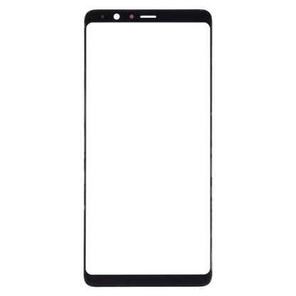 For Samsung Galaxy A8 Star / A9 Star 10pcs Front Screen Outer Glass Lens (Black) - Outer Glass Lens by buy2fix | Online Shopping UK | buy2fix