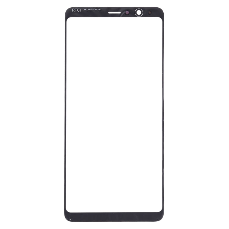 For Samsung Galaxy A8 Star / A9 Star 10pcs Front Screen Outer Glass Lens (Black) - Outer Glass Lens by buy2fix | Online Shopping UK | buy2fix