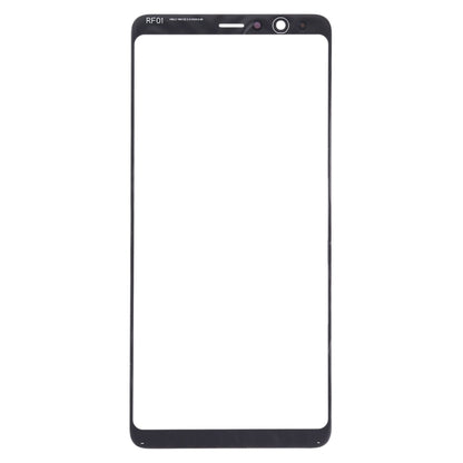 For Samsung Galaxy A8 Star / A9 Star 10pcs Front Screen Outer Glass Lens (Black) - Outer Glass Lens by buy2fix | Online Shopping UK | buy2fix
