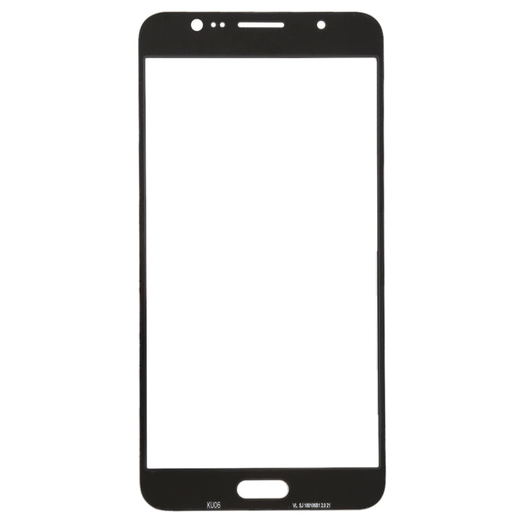 For Samsung Galaxy J7 (2016), J710F, J710FN, J710M/MN, J7108 10pcs Front Screen Outer Glass Lens (Black) - Outer Glass Lens by buy2fix | Online Shopping UK | buy2fix