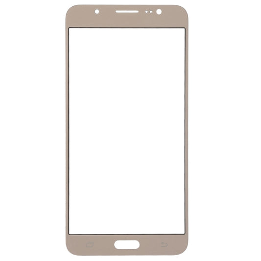 For Samsung Galaxy J7 (2016), J710F, J710FN, J710M/MN, J7108 10pcs Front Screen Outer Glass Lens (Gold) - Outer Glass Lens by buy2fix | Online Shopping UK | buy2fix