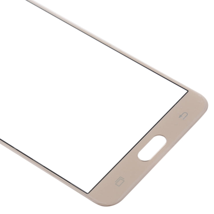 For Samsung Galaxy J7 Prime, On7 (2016), G610F, G610F/DS, G610F/DD, G610M, G610M/DS, G610Y/DS 10pcs Front Screen Outer Glass Lens (Gold) - Outer Glass Lens by buy2fix | Online Shopping UK | buy2fix