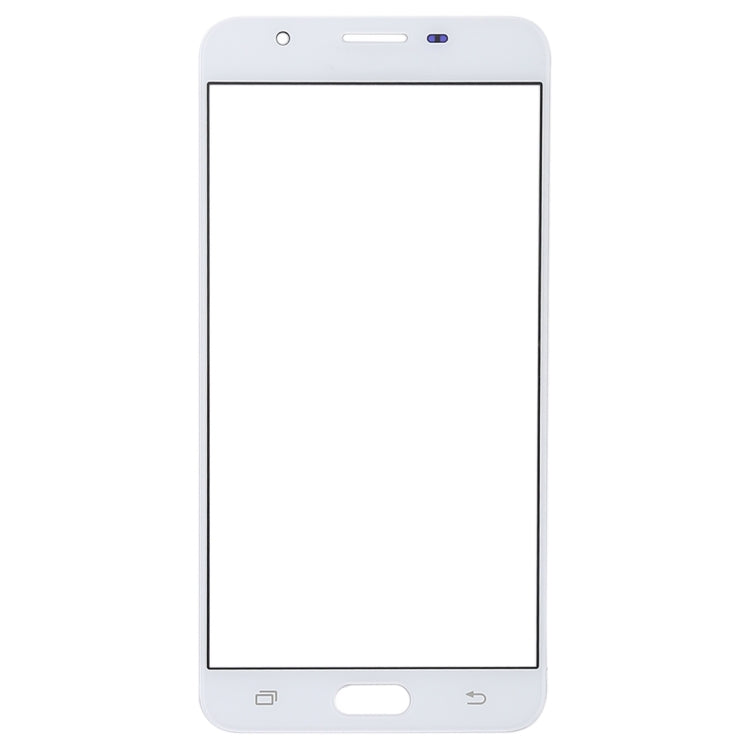 For Samsung Galaxy J7 Prime, On7 (2016), G610F, G610F/DS, G610F/DD, G610M, G610M/DS, G610Y/DS 10pcs Front Screen Outer Glass Lens (White) - Outer Glass Lens by buy2fix | Online Shopping UK | buy2fix