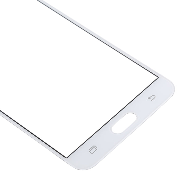 For Samsung Galaxy J7 Prime, On7 (2016), G610F, G610F/DS, G610F/DD, G610M, G610M/DS, G610Y/DS 10pcs Front Screen Outer Glass Lens (White) - Outer Glass Lens by buy2fix | Online Shopping UK | buy2fix